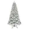 6' Flocked Virginia Pine Artificial Christmas Tree With Stand, Unlit 1 6' Flocked Virginia Pine Artificial Christmas Tree With Stand, Unlit -Optimal Christmas Shop dpul 0998 tf60 1 30638.1668756830