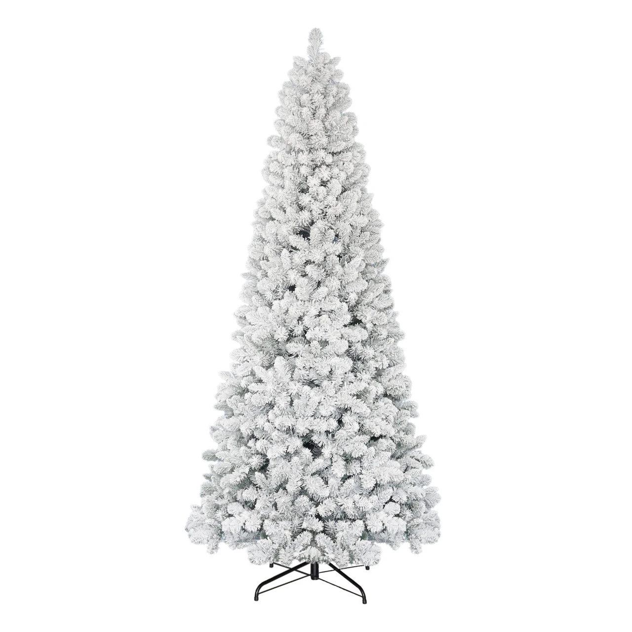9' Flocked Virginia Pine Artificial Christmas Tree, Unlit 3 9' Flocked Virginia Pine Artificial Christmas Tree, Unlit