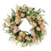 24" Vibrant Puleo International Artificial Rose And Hydrangea Floral Spring Wreath -Optimal Christmas Shop dpul 1385 w24 72743.1668756837