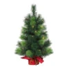 2' Pre-Lit Table Top Artificial Christmas Tree In Red Sac, Warm White Lights -Optimal Christmas Shop dpul 1863 st20lw035 bo 1 92209.1667544796