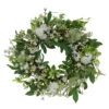 Green And White Daisy Faux Twig Spring Mixed Floral Wreath - 24-Inch, Unlit -Optimal Christmas Shop dpul 305 dw0622 24 1 27656.1667563206