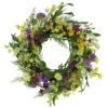 Yellow And Purple Daisy Faux Twig Spring Mixed Floral Wreath - 24-Inch, Unlit 2 Yellow And Purple Daisy Faux Twig Spring Mixed Floral Wreath - 24-Inch, Unlit -Optimal Christmas Shop dpul 305 dw0623 24 1 80275.1667563209