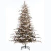 6.5' Pre-Lit Full Flocked Aspen Fir Artificial Christmas Tree, Clear Lights -Optimal Christmas Shop dpul apgf 65c5 1 88708.1668756751