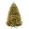 7.5' Pre-lit Canadian Balsam Fir Artificial Christmas Tree - Clear LED Lights -Optimal Christmas Shop dpul cbm 75qlw10 1 39588.1667576847