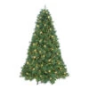 7.5' Pre-Lit Traditional Pine Artificial Christmas Tree, Clear Lights -Optimal Christmas Shop dpul ctp 75c750 1 70696.1688183109