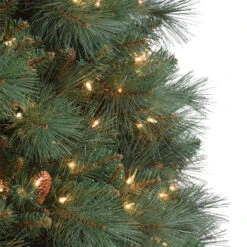 7.5' Pre-Lit Traditional Pine Artificial Christmas Tree, Clear Lights -Optimal Christmas Shop dpul ctp 75c750 3 19282.1688183110