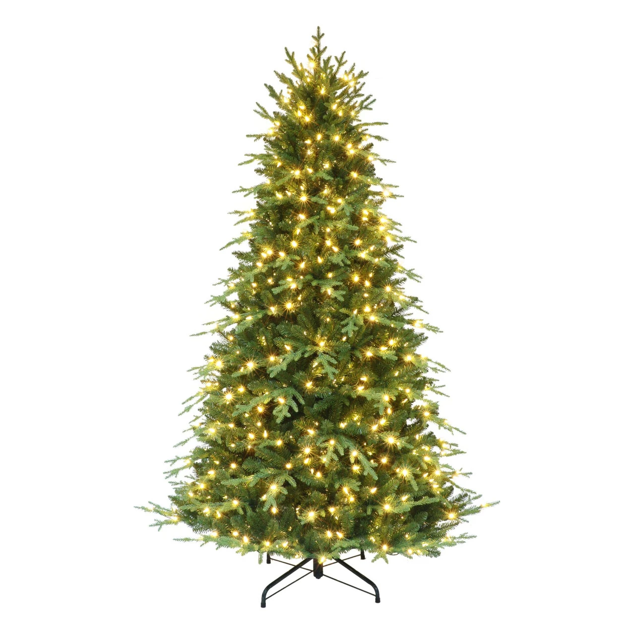7.5' Pre-Lit LED Galveston Fir Artificial Christmas Tree, Color Select Lights 3 7.5' Pre-Lit LED Galveston Fir Artificial Christmas Tree, Color Select Lights