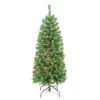4.5' Pre-Lit Pencil Northern Fir Artificial Christmas Tree, Clear Lights -Optimal Christmas Shop dpul nfgpt 45c1520 1 81218.1667544688