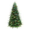 7.5’ Pre-Lit Medium Rutland Spruce Artificial Christmas Tree, Multicolor LED Lights -Optimal Christmas Shop dpul rt 75rld7 1 30748.1667544853