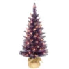 3' Pre-Lit Purple Artificial Christmas Tree With Clear Lights -Optimal Christmas Shop dpul st9612 30c05 pp 1 31482.1667535510