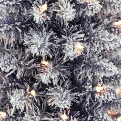 7.5' Pre-lit Flocked Fashion Purple Pencil Artificial Christmas Tree, Clear Lights 7 7.5' Pre-lit Flocked Fashion Purple Pencil Artificial Christmas Tree, Clear Lights -Optimal Christmas Shop dpul tpf9612 75c3 pp 3 01102.1688154622