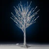 2' Pre-Lit Silver Artificial Christmas Tree, Warm White LED Lights -Optimal Christmas Shop drirb20mtx69189 silv 1 11242.1686600716