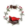 2ct Cardinal In Wreath Nest Glass Christmas Ornaments 6" -Optimal Christmas Shop drirb mtx59794 ntrd 1 53926.1680719874