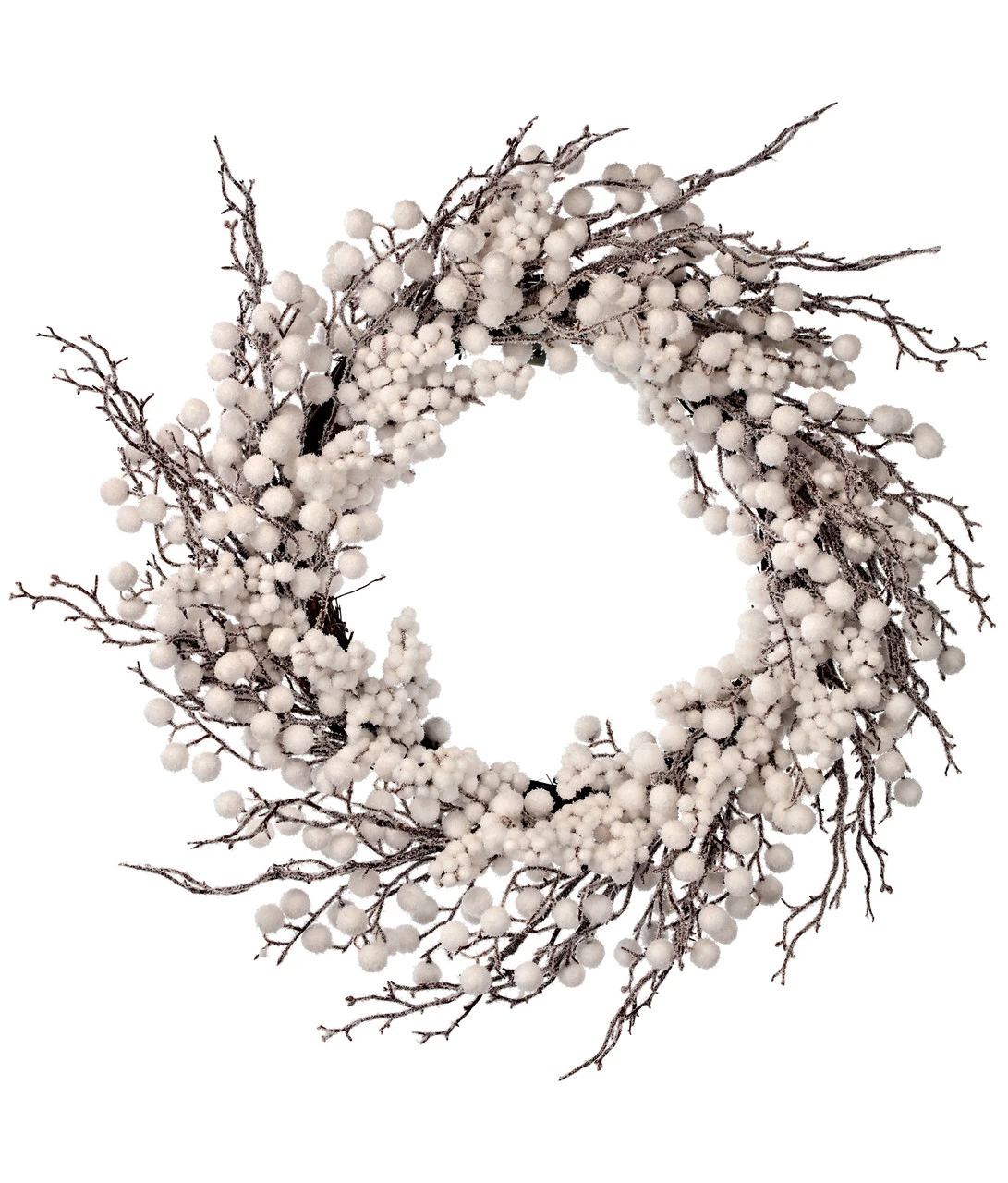 26" Snowy White Winter Berry Christmas Wreath 3 26" Snowy White Winter Berry Christmas Wreath