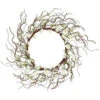 Twiggy Cherry Blossoms Artificial Spring Wreath, White And Brown 24-Inch -Optimal Christmas Shop dsele 4015 c 97028.1667679504