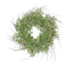 Olive And Seed Artificial Spring Wreath, Green 24-Inch -Optimal Christmas Shop dsele fl1987 2 23819.1667505948