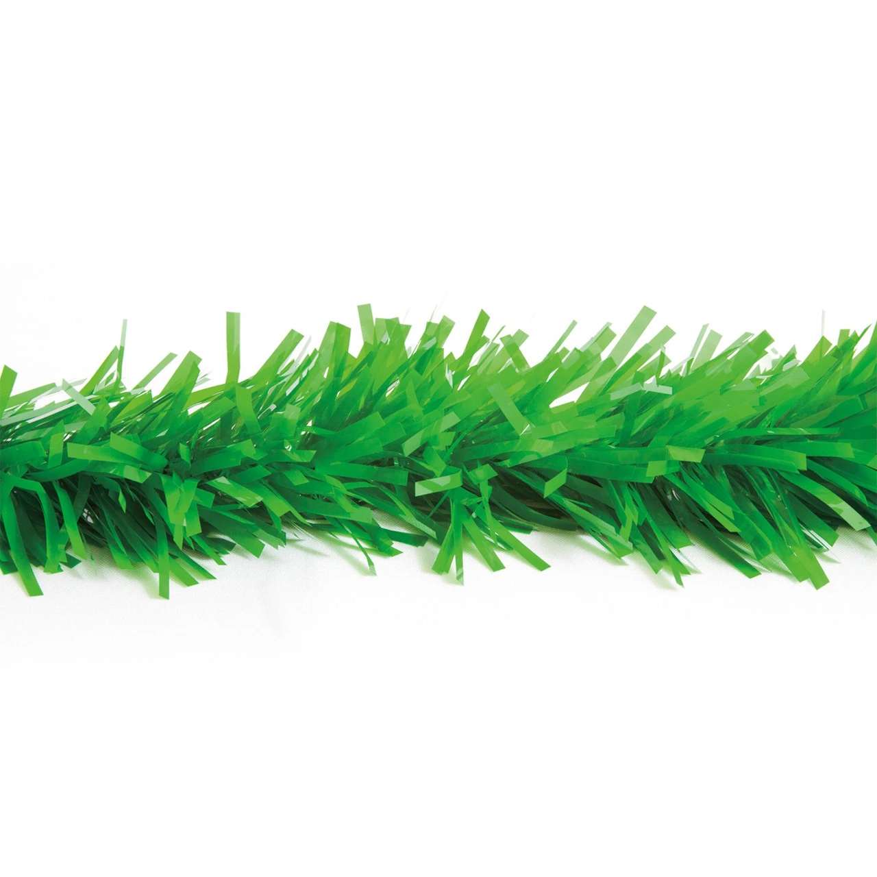 25' X 4" Bright Green Traditional Tinsel Christmas Garland - Unlit 3 25' X 4" Bright Green Traditional Tinsel Christmas Garland - Unlit