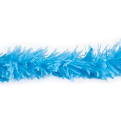 25' X 4" Light Blue Twist Tinsel Christmas Garland - Unlit