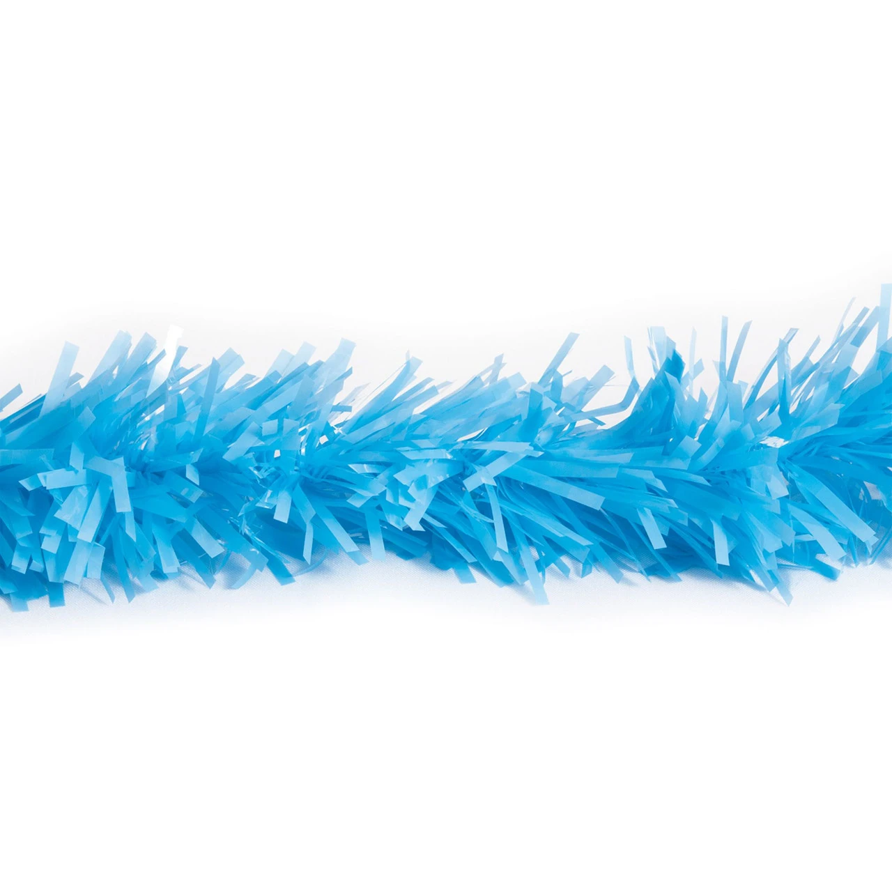 25' X 4" Light Blue Twist Tinsel Christmas Garland - Unlit 3 25' X 4" Light Blue Twist Tinsel Christmas Garland - Unlit