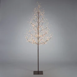 6' Pre-lit Medium Artificial Christmas Tree - Warm White LED Lights
