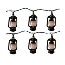 Set Of 10 Camp Lantern Novelty Christmas Lights 11 " Green Wire 5 Set Of 10 Camp Lantern Novelty Christmas Lights 11 " Green Wire -Optimal Christmas Shop dstar 96 606 00 2 78242.1667681894