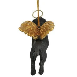 4" Flying Black Lab Hand Painted Holiday Ornament -Optimal Christmas Shop dtosc20jh170714 4 47337.1667615072