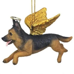 4" Flying German Shepherd Hand Painted Holiday Ornament -Optimal Christmas Shop dtosc20jh170718 3 93248.1667615106
