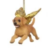 4" Flying Golden Retriever Puppy Hand Painted Holiday Ornament -Optimal Christmas Shop dtosc20jh170721 69418.1667615110