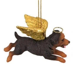 4" Flying Rottweiler Puppy Dog Hand Painted Holiday Ornament -Optimal Christmas Shop dtosc20jh170727 3 47840.1667615118