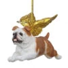 4" Flying Bulldog Puppy Hand Painted Holiday Ornament -Optimal Christmas Shop dtosc20jh170733 36881.1667615219