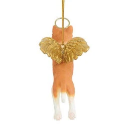 4" Flying Orange Cat Hand Painted Holiday Ornament -Optimal Christmas Shop dtosc20jh170738 4 17279.1667615225