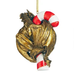 4" Gold And Red Dragon With A Sweet Tooth Ornament -Optimal Christmas Shop dtosc cl5801 5 52437.1667564504