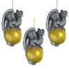 3ct Gray And Gold Gothic Portal Dragon Christmas Ornament 4" -Optimal Christmas Shop dtosc cl95541 89115.1667564485