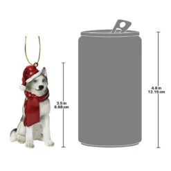 3.5" Siberian Husky Dog Christmas Ornament 7 3.5" Siberian Husky Dog Christmas Ornament -Optimal Christmas Shop dtosc jh576306 3 08677.1667614947