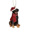 3.5" Sitting Rottweiler Dog Hand Painted Holiday Ornament -Optimal Christmas Shop dtosc jh576316 1 24281.1667614421