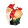 2.5" Red And Beige Loonie Moonie Christmas Ornament -Optimal Christmas Shop dtosc qm17011 1 68174.1667614588