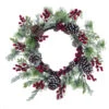 Pinecone And Berries Christmas Holly Wreath, Green 20-Inch 2 Pinecone And Berries Christmas Holly Wreath, Green 20-Inch -Optimal Christmas Shop dtpac g6554zu 99431.1667666293