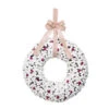 White Cotton Flowers With Red Berries Artificial Christmas Wreath - 22-Inch, Unlit -Optimal Christmas Shop dtpac g6634zu 54628.1667666322