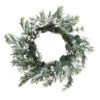 16.5" White Plastic Christmas Sparkling Wreath 2 16.5" White Plastic Christmas Sparkling Wreath -Optimal Christmas Shop dtpac g6715zu 67401.1667663209