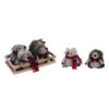 6-Piece Gray And Brown Plush Hedgehog Christmas Ornaments 5" 1 6-Piece Gray And Brown Plush Hedgehog Christmas Ornaments 5" -Optimal Christmas Shop dtpac y5193zu 76283.1667663552