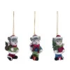 3ct Red And Green Mouse Christmas Hanging Figurine Ornaments 3" -Optimal Christmas Shop dtpac y5937zu 54799.1667666347