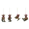 4ct Red And Brown Skiing Moose Christmas Hanging Ornaments 4" -Optimal Christmas Shop dtpac y5975zu 01929.1667522362