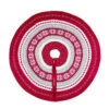 40" Red And White Christmas Nordic Tree Skirt -Optimal Christmas Shop dtpac y6086zu 24017.1667663196