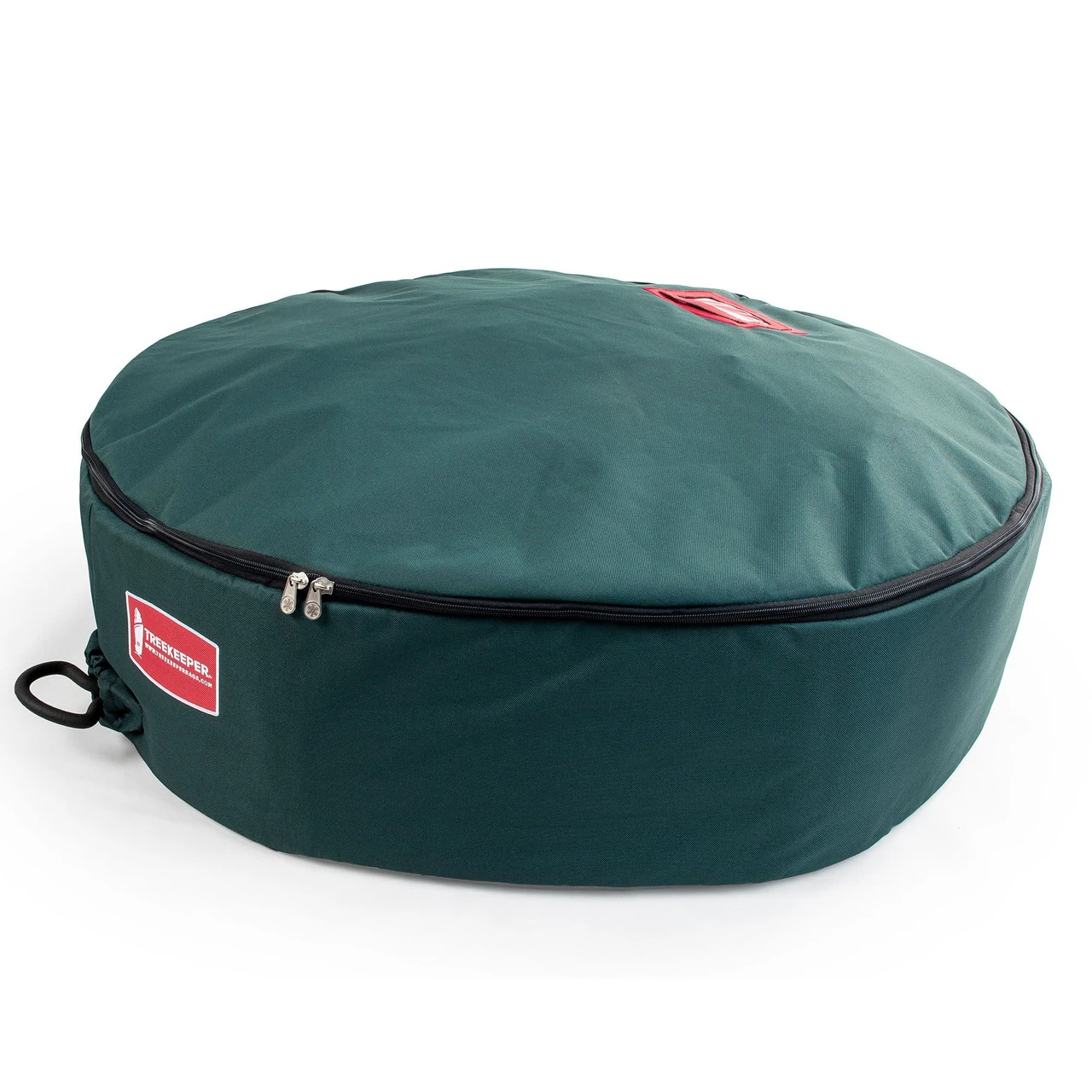 36" Green Unique Christmas Wreath Storage Bag With Removable Handle 4 36" Green Unique Christmas Wreath Storage Bag With Removable Handle - Image 2