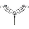 24" Antler Black Decorative Adjustable Wreath Hanger -Optimal Christmas Shop dvlc v 10909 blk 001 22175.1667604795