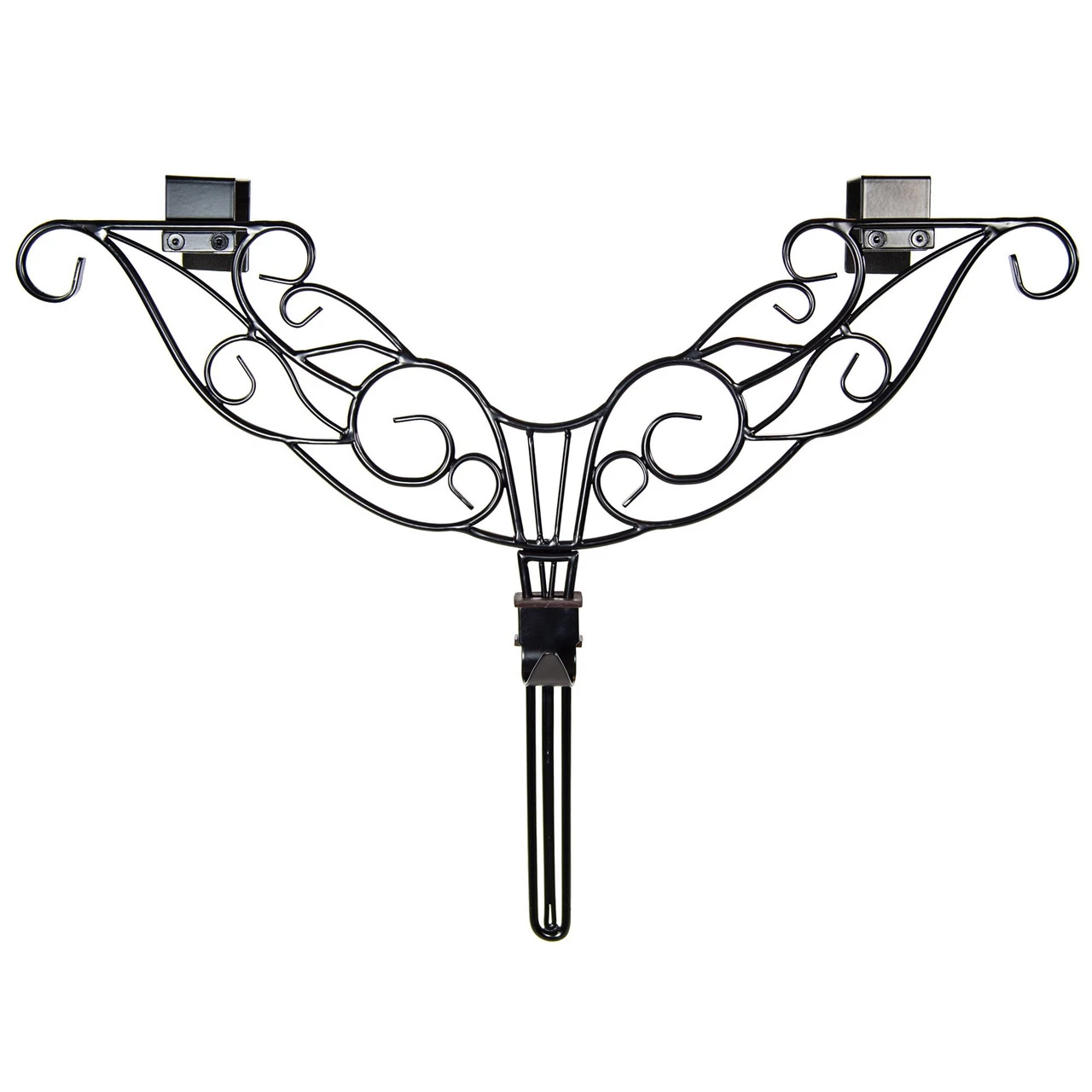 24" Antler Black Decorative Adjustable Wreath Hanger 3 24" Antler Black Decorative Adjustable Wreath Hanger