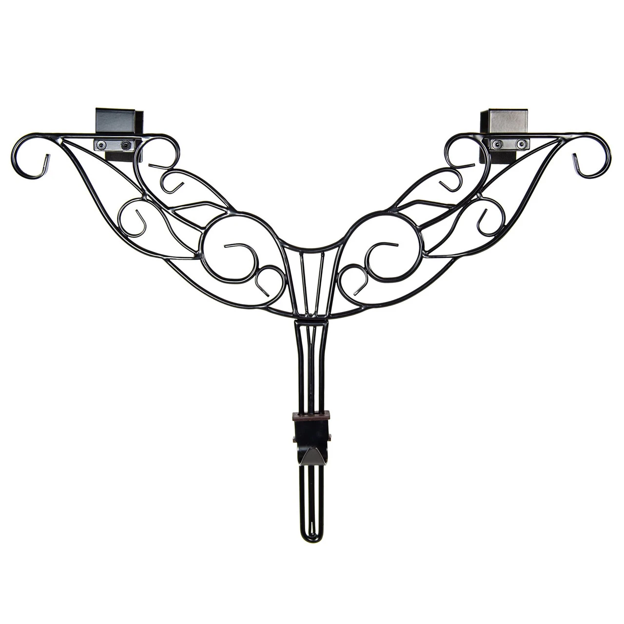 24" Antler Black Decorative Adjustable Wreath Hanger 4 24" Antler Black Decorative Adjustable Wreath Hanger - Image 2