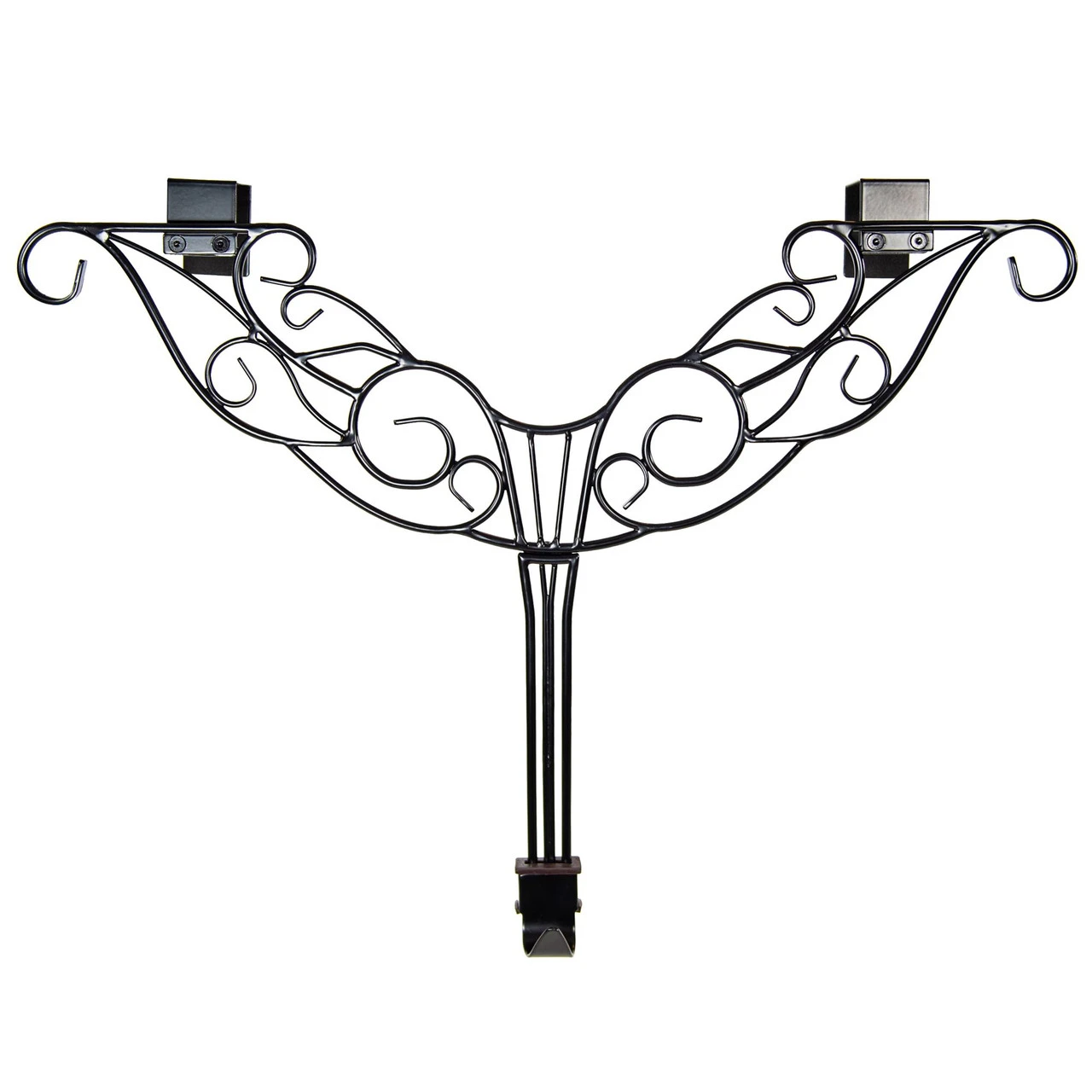 24" Antler Black Decorative Adjustable Wreath Hanger 5 24" Antler Black Decorative Adjustable Wreath Hanger - Image 3