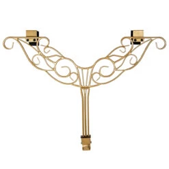 24" Antler Gold Decorative Adjustable Wreath Hanger -Optimal Christmas Shop dvlc v 10909 gld 003 99669.1667604798