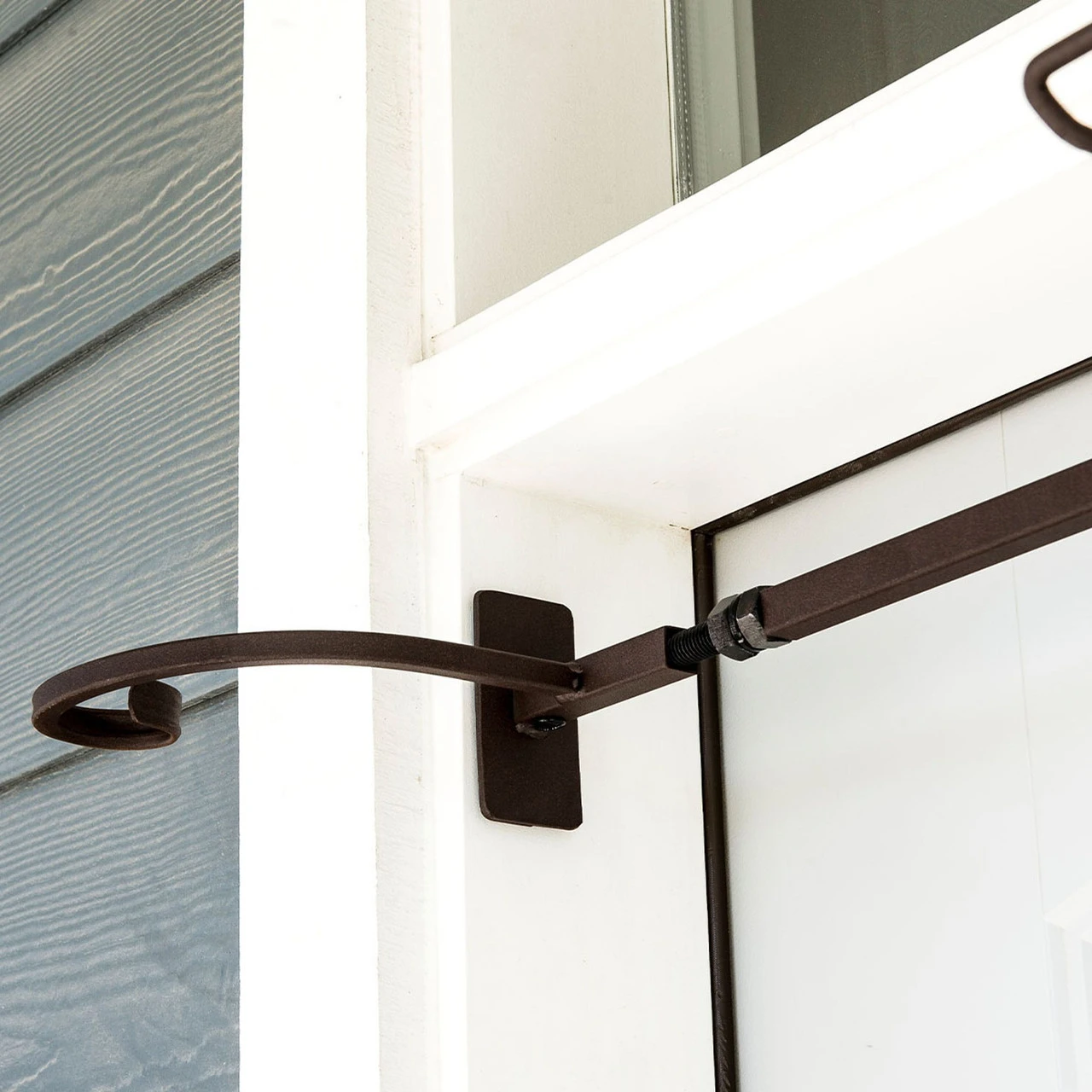 7.5" X 43" Hickory Brown Slim Single Door Garland Christmas Hanger 8 7.5" X 43" Hickory Brown Slim Single Door Garland Christmas Hanger - Image 6